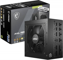 PSU MSI MAG A850GL PCIE 5.1 (850W, 80 Plus Gold, ATX 3.1)