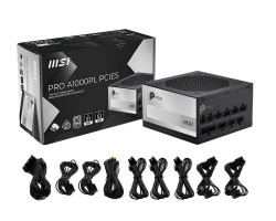PSU MSI MPG A1000PL PCIE 5.1 (1000W, 80 Plus Gold, ATX 3.1)