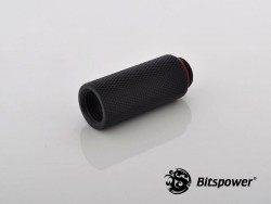 FITTING BITSPOWER EXTEN 40MM MALE-FEMALE (CARBON BLACK)