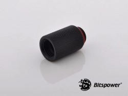 FITTING BITSPOWER EXTEN 25MM MALE-FEMALE (CARBON BLACK)