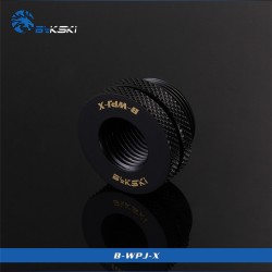 Fitting Bykski pass through G1/4 (Black)