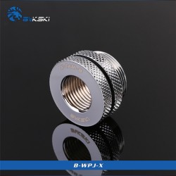 Fitting Bykski pass through G1/4 (Silver)