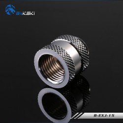Fitting Bykski Exten 15mm male-female (Silver)