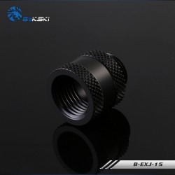 Fitting Bykski Exten 15mm male-female (Black)