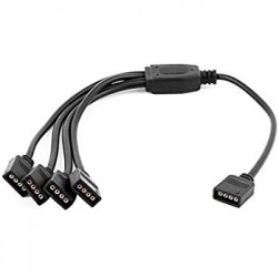 Bộ dây chia tín hiệu led RGB 5v-12v 4way