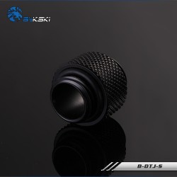 Fitting Bykski nối male-male 10mm (Black)