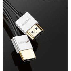 Cáp HDMI 2.0 siêu mỏng dài 1,5M hỗ trợ 4K, 3D Chính hãng Ugreen UG-30477 cao cấp