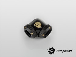 FITTING Bitspower 90+com OD:12 female-female (Carbon Black)