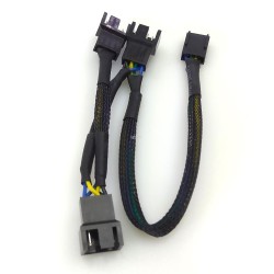Dây Chia Tín Hiệu Fan 4pin - 4pin pwm (3way)