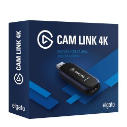 Elgato Cam Link 4K — Broadcast Live, Record via DSLR, Camcorder, or Action cam, 1080p60 or 4K at 30 fps, Compact HDMI Capture Device, USB 3.0