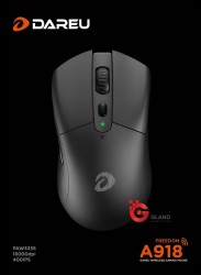 Chuột chơi game DAREU A918 - BLACK wireless