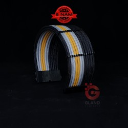 Dây nguồn bọc lưới Gland Golden Lux ( 24pin )