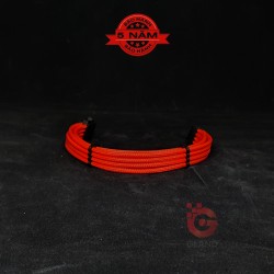 Dây nguồn bọc lưới Gland PURE RED ( 8pin )