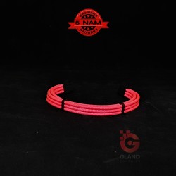 Dây nguồn bọc lưới Gland Pink Style ( 6pin )
