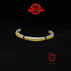Dây nguồn bọc lưới Gland Golden Lux ( 6pin )