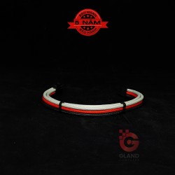 Dây nguồn bọc lưới Gland Carbon ( 6pin )