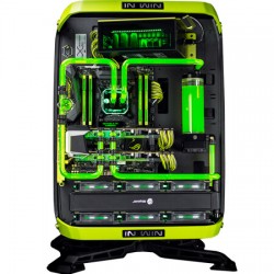 Vỏ case InWin X-Frame 2.0 Black / Green Open-Air Chassis
