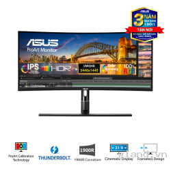 Màn hình ASUS ProArt PA34VC IPS Curved 1900R UWQHD 100% sRGB ΔE < 2 HDR10