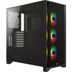 Vỏ case Corsair 4000X - Tempered Glass - Black 