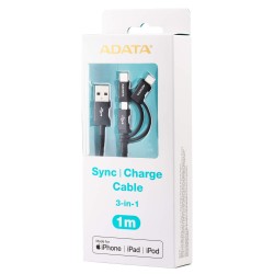 Cáp sạc điện thoại ADATA USB / USB-C / Lightning 2.0