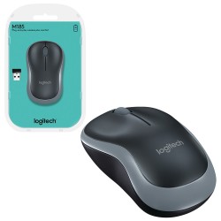 Chuột không dây LOGITECH M185 ( Grey )