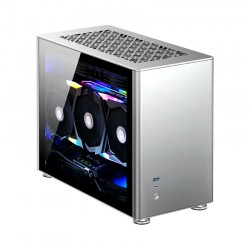Vỏ case Jonsbo A4 Silver (Mini Tower/Màu Bạc)