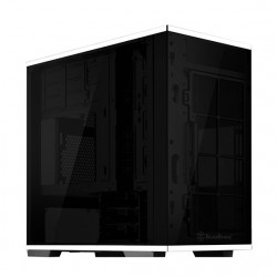 Vỏ case Silverstone LD01 Tempered Glass Black