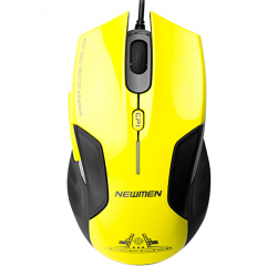 Chuột chơi game Newmen G7Plus Black/Yellow Led USB