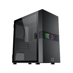 Vỏ case XIGMATEK FADIL 1F (EN47970) - M-ATX, 1 SIDE TEMPERED GLASS, 1 FAN X20F
