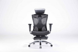 Ghế công thái học Sihoo Ergonomic V1 (Có kế chân) - Black