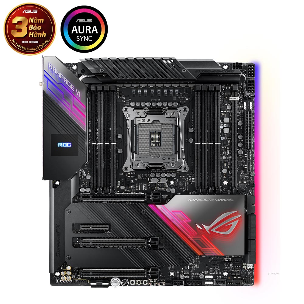 Mainboard ASUS ROG Rampage VI Extreme Encore X299 E-ATX socket 2066 Wi-Fi 6- USB 3.2 Gen 2