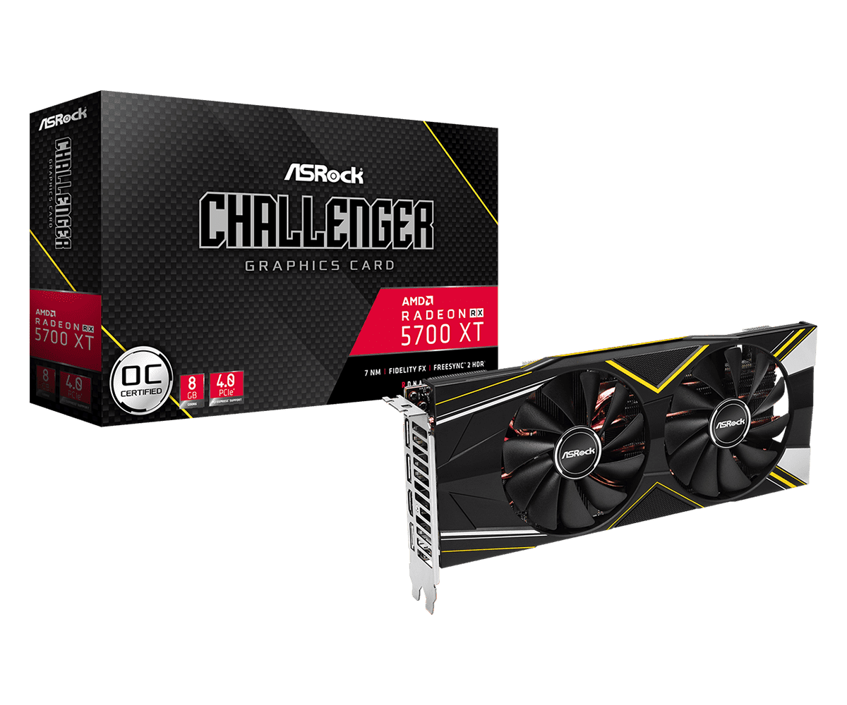 VGA Asrock Radeon RX 5700 XT Challenger D 8G OC