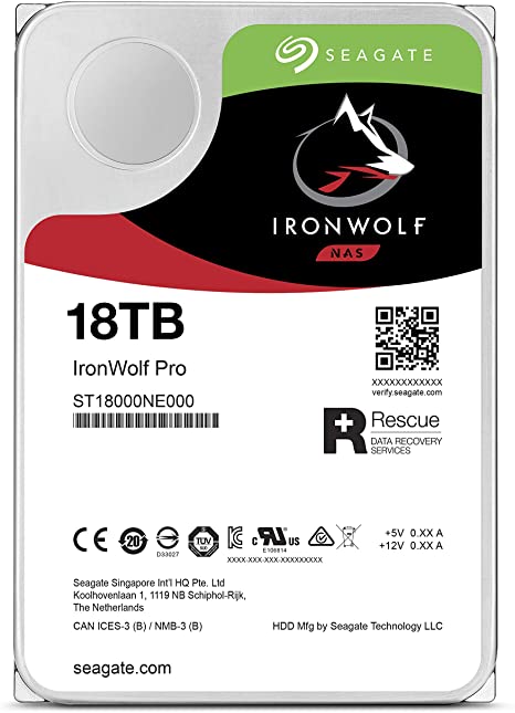 HDD Seagate IronWolf Pro 18TB/7200 Sata 256MB 3.5