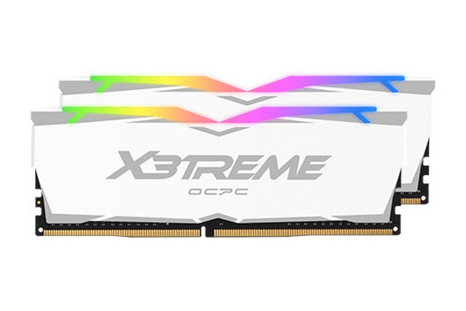 Ram OCPC X3treme DDR4 Aura RGB 3000 C16 8G*2 White