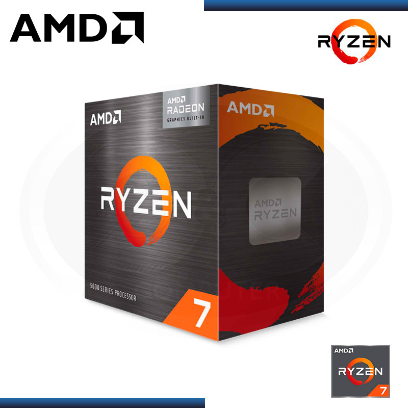 CPU Ryzen 7 5700G (8 Nhân / 16 Luồng | 3.8GHz Boost 4.6GHz | 16MB Cache ) - Socket AM4