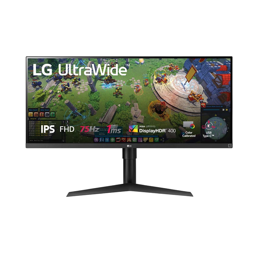 Màn hình LG UltraWide 34WP65G-B (34'' /IPS/ Full HD/ AMD FreeSync™/ VESA/ DisplayHDR™ 400/ sRGB 99%/ USB Type-C™ )