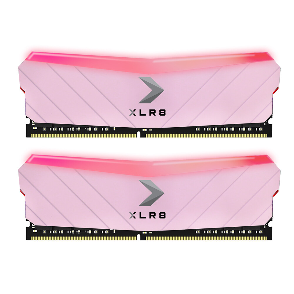 Ram PNY XLR8 Epic-X RGB Pink 16GB (2x8GB) DDR4 3200Mhz