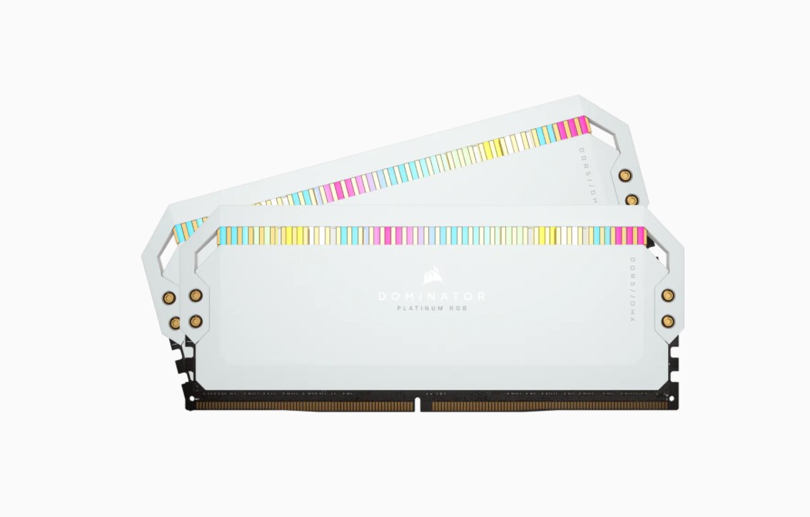 Ram CORSAIR DOMINATOR PLATINUM RGB White Heatspreader 32GB (2x16GB) DDR5 5600MHz