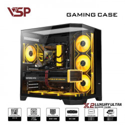 Vỏ Case VSP X2 LUXURY ULTRA  - ATX ĐEN